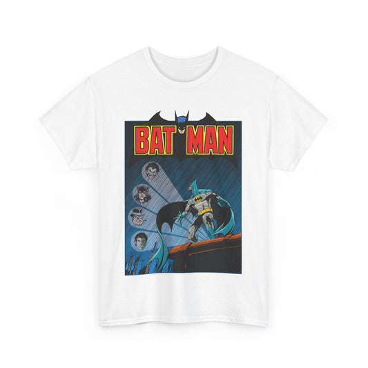 Batman T-Shirt - DC Comics - Catwoman, Joker, Two-Face, Penguin - Bronze Age Art - Gotham City