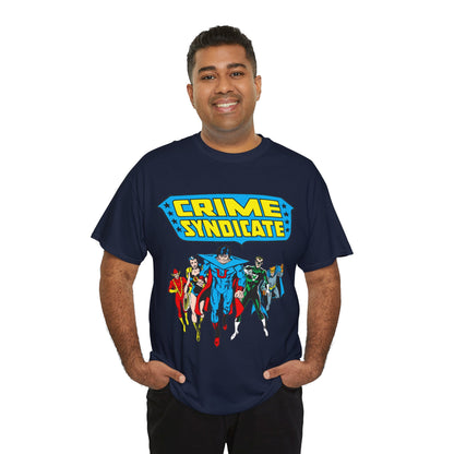 Crime Syndicate T-Shirt - Ultraman, Owlman, Superwoman, Power Ring, Johnny Quick - Earth 3 Justice League Villains - DC Comics