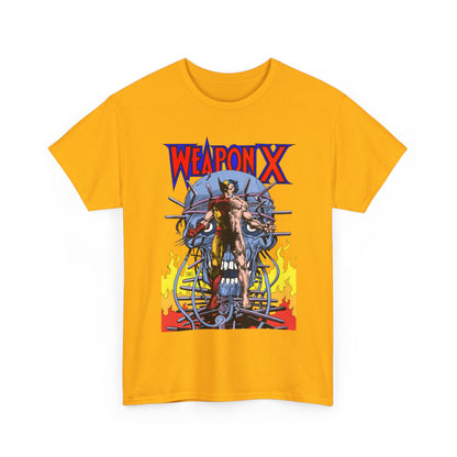 Weapon X T-Shirt - Barry Windsor-Smith Art - Wolverine Origin Story Before He Joined the X-Men - Logan, Mutant Leader - Marvel Comics
