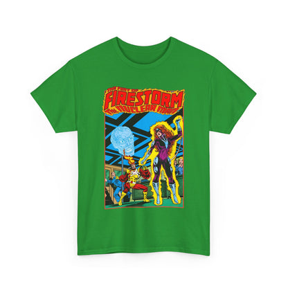 Fury of Firestorm T-Shirt - Pat Broderick Art - Vs Plastique - #7 Cover Art - DC Comics