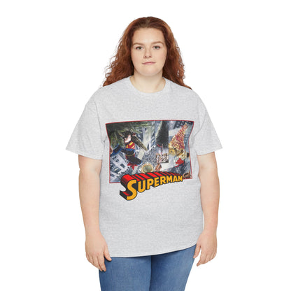 Superman Christmas Tree T-Shirt - Alex Ross Art - DC Comics