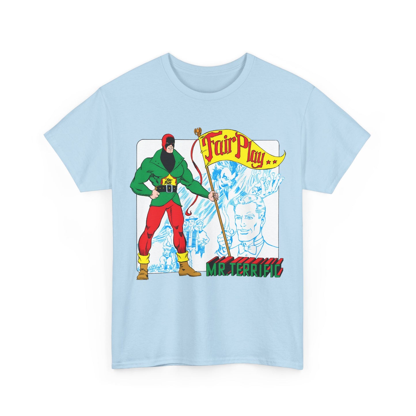 Mr Terrific T-Shirt - Stephen DeStefano Art - Who's Who in the DC Universe Entry - DC Comics