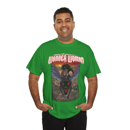 Absolute Wonder Woman T-Shirt - Hayden Sherman Art - DC Comics All-In - Raised in Hell by Circe - Riding Pegasus