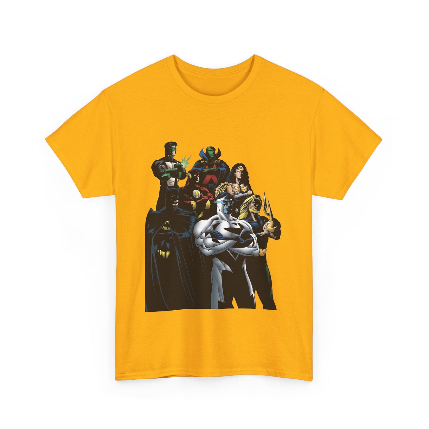 JLA T-Shirt - Howard Porter Art - Superman, Batman, Wonder Woman, Flash - DC Comics