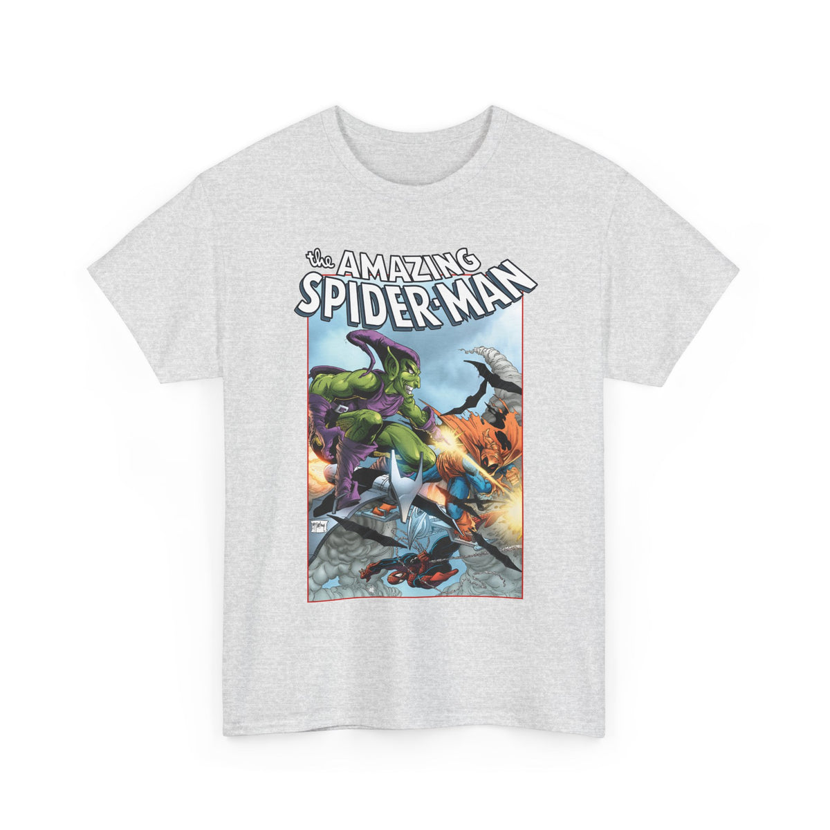 Amazing Spider-Man T-Shirt - Todd McFarlane Art - Green Goblin Vs Hobgoblin - Marvel Comics