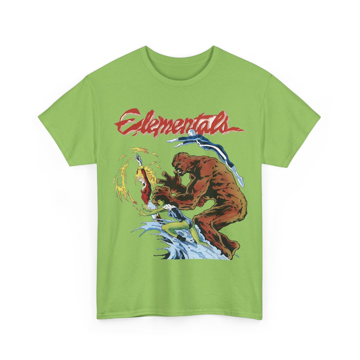 Elementals T-Shirt - Morningstar, Vortex, Fathom, Monolith - Comico Comics