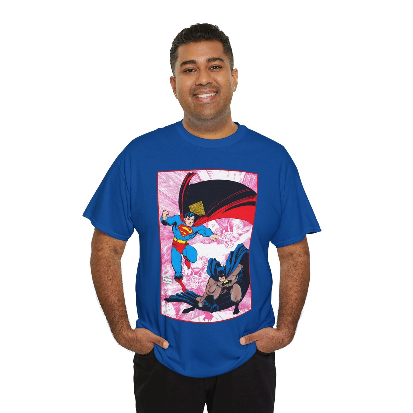 Batman Vs Superman T-Shirt - Arthur Adams Art - Action Comics Annual #1 Cover - DC Comics