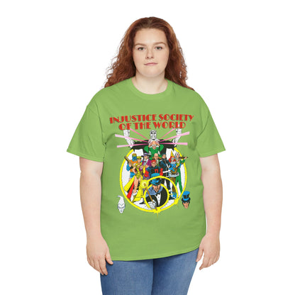 Injustice Society of America T-Shirt - George Perez Art - Justice Society/JSA Foes - Solomon Grundy, Huntress, Per Degaton, The Shade, Vandal Savage - DC Comics - Golden Age