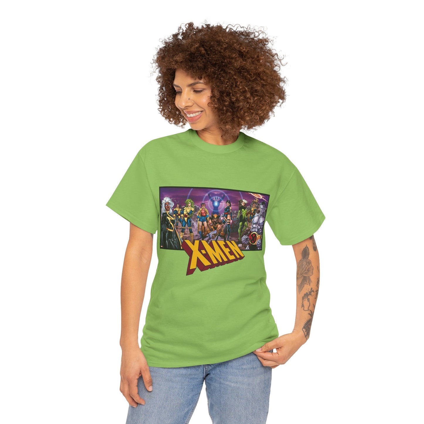 X-Men T-Shirt - Jim Lee Art - Wolverine, Storm, Colossus, Psylocke, Rogue, Forge - Marvel Comics