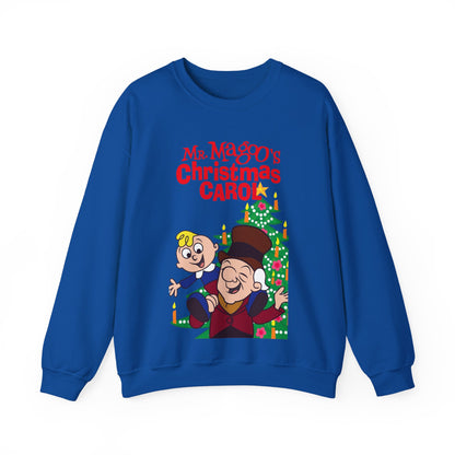 Mr. Magoo's A Christmas Carol Heavy Blend Crewneck Sweatshirt - Festive Holiday Cartoon Special