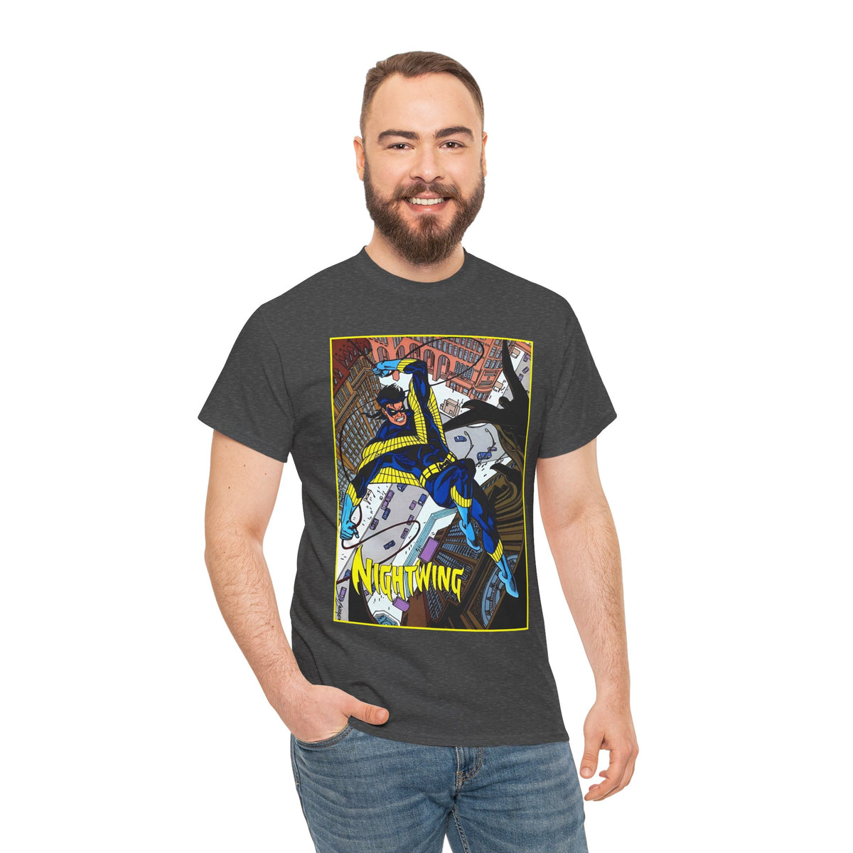Nightwing T-Shirt - José Luis García-López Art - New Teen Titans Leader - DC Comics