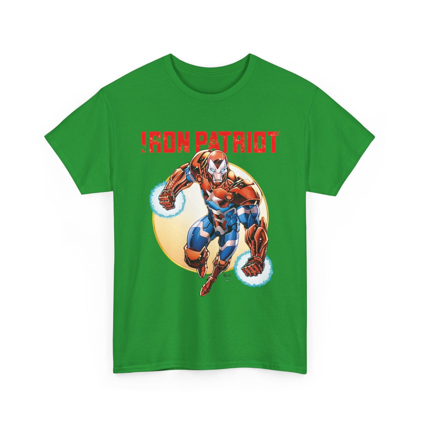 Iron Patriot T-Shirt - Todd Nauck Art - Avengers Member - Marvel Comics