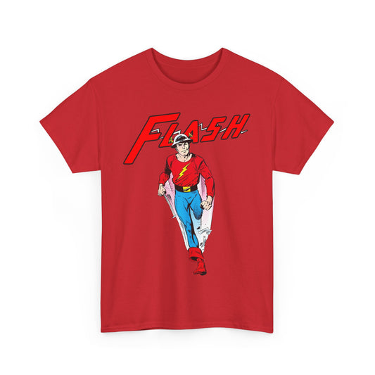 Golden Age Flash T-Shirt - John Byrne Art - Justice Society/JSA Member - Jay Garrick - Speedster