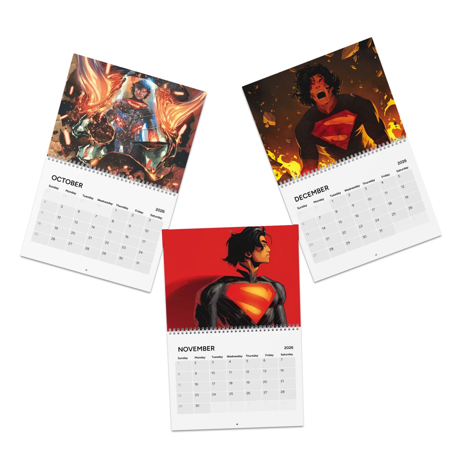 Absolute Superman Calendar (2026) - DC Comics All-In - Jason Aaron Series - Gorgeous Art From DC's Top Talents