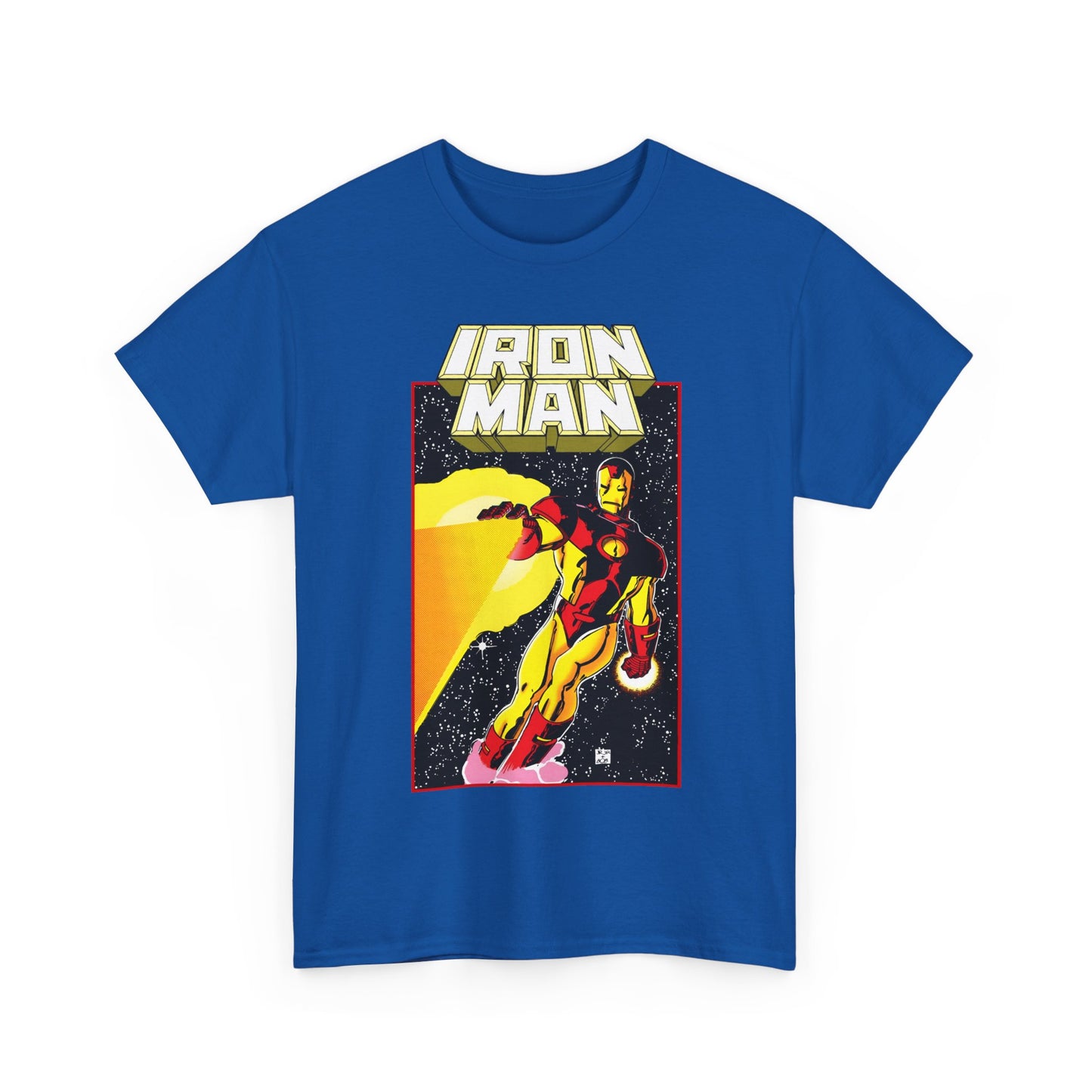 Iron Man T-Shirt - John Romita Jr Art - Cover to Issue #256 - Tony Stark in Space - Marvel Comics