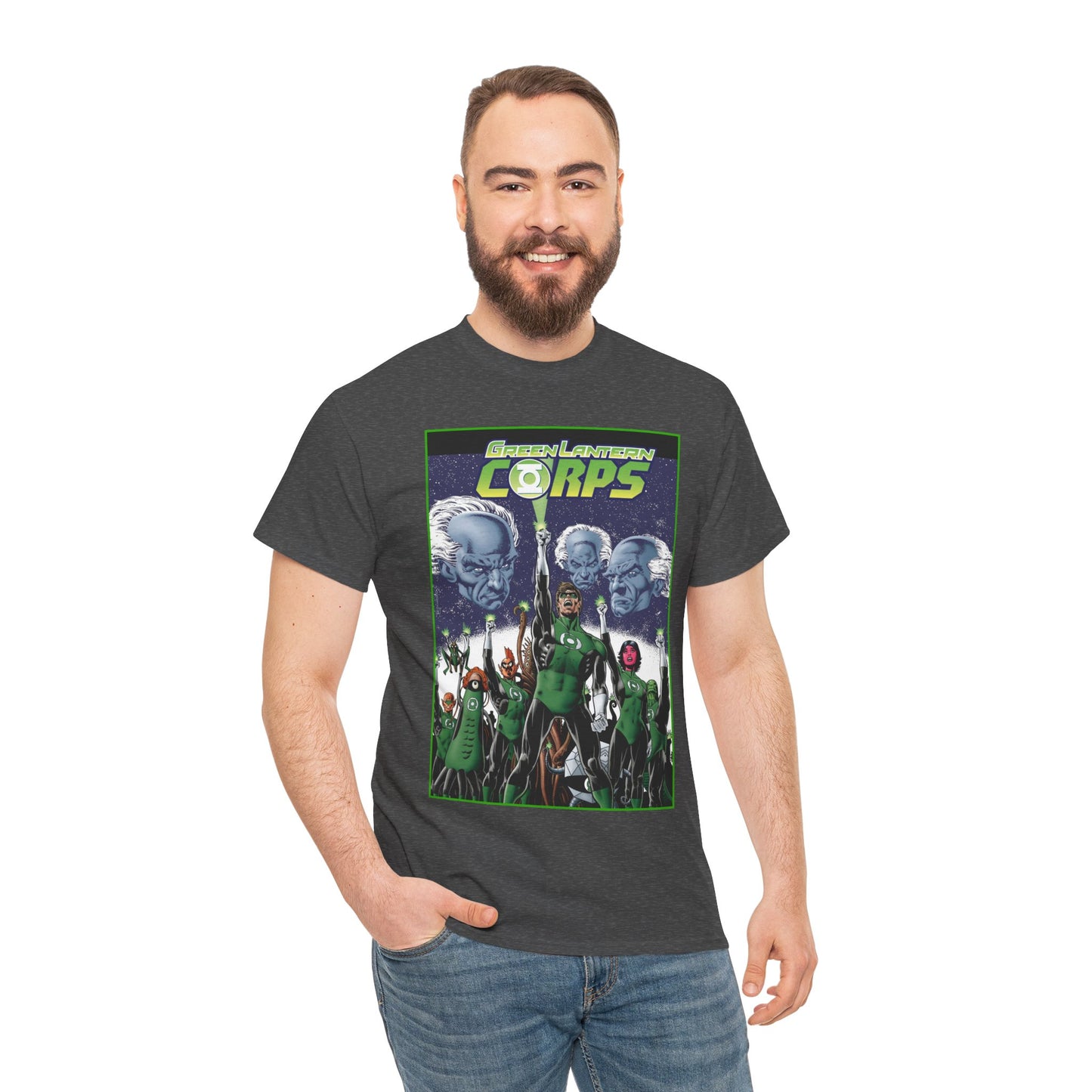 Green Lantern Corps T-Shirt - Hal Jordan, Guardians, Tomar Re, Oa - DC Comics