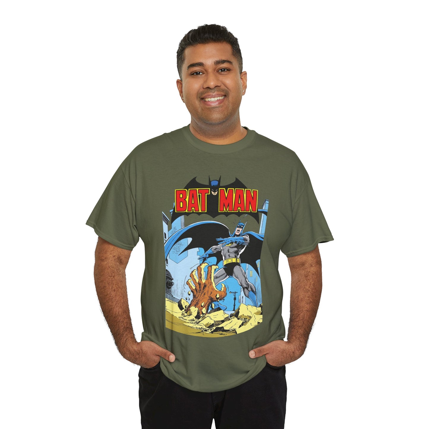 Batman T-Shirt - Jim Aparo Art - Bronze Age Art - Vs the Mole - DC Comics