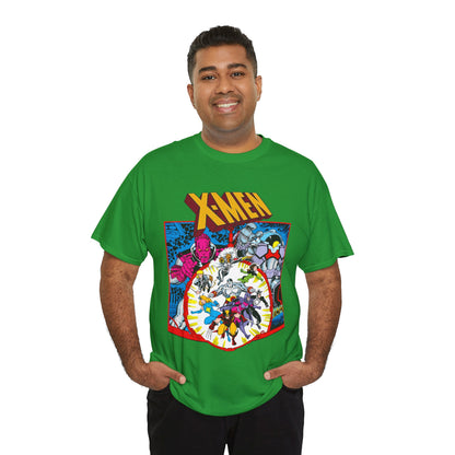 Uncanny X-Men T-Shirt - Arthur Adams Art - Wolverine, Havok, Rogue, Colossus, Psylocke, Longshot, Storm, Dazzler - High Evolutionary - Marvel Comics