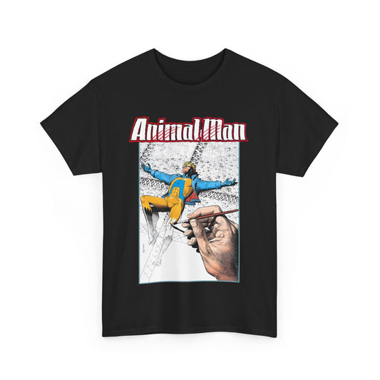 Animal Man T-Shirt - Brian Bolland Art - Buddy Baker - DC Comics, Vertigo Comics 1980s Series - Grant Morrison Stories
