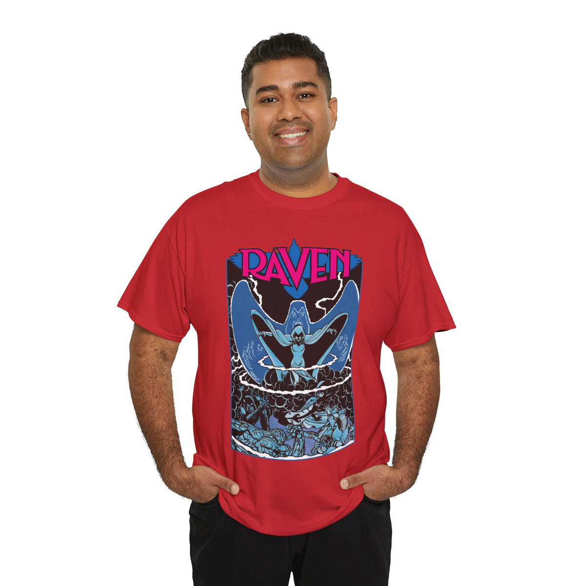 Raven T-Shirt - George Perez Art - New Teen Titans, Trigon - DC Comics
