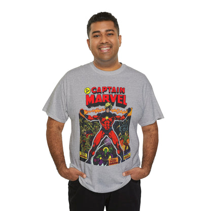 Captain Marvel T-Shirt - Jim Starlin Art - Thanos - Drax the Destroyer - Issue #32 Cover Art