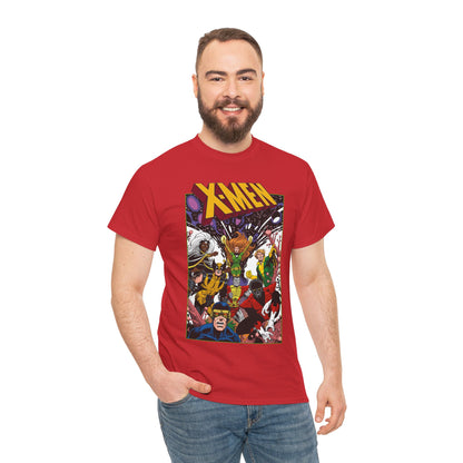 X-Men T-Shirt - Dave Cockrum Art - Phoenix, Cyclops, Storm, Wolverine, Banshee, Colossus, Nightcrawler - Marvel Comics