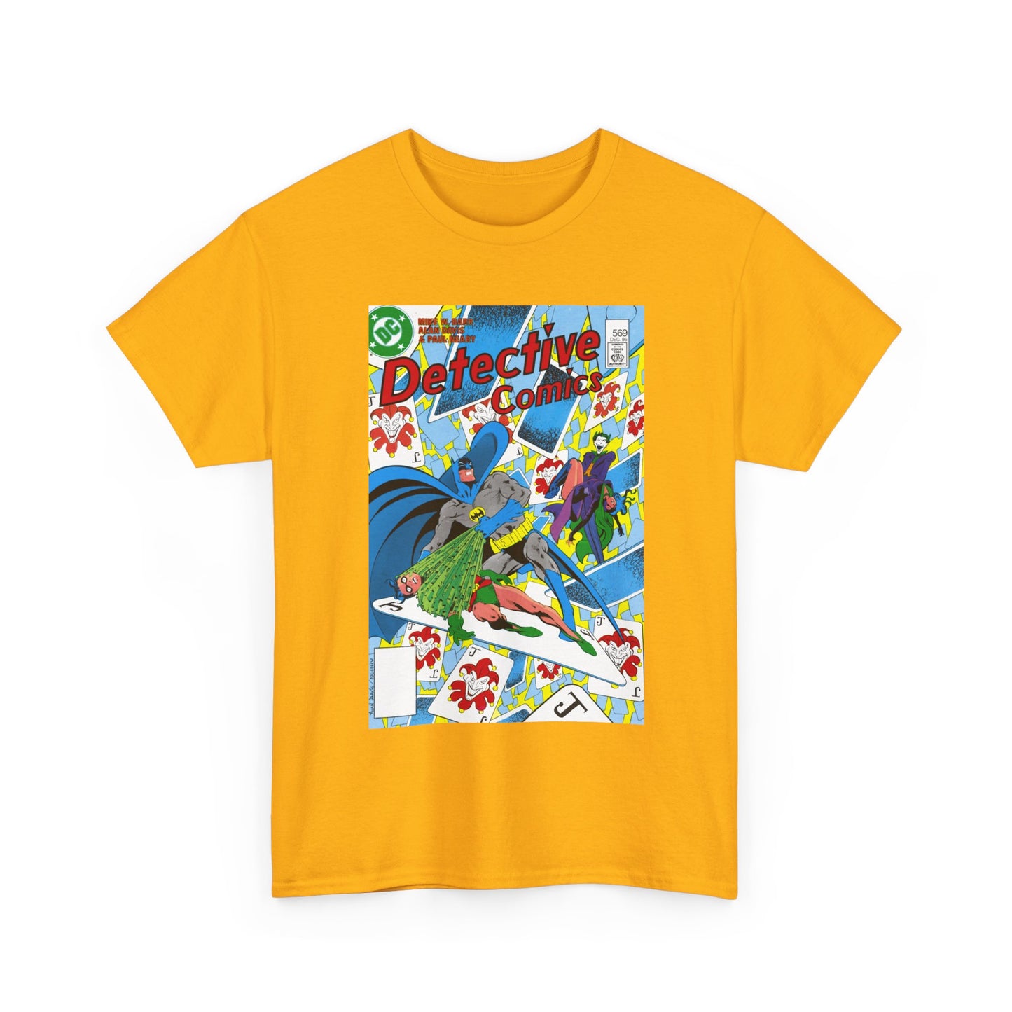 Detective Comics #569 T-Shirt - Alan Davis Art - Batman, Robin, Joker, Catwoman - DC Comics