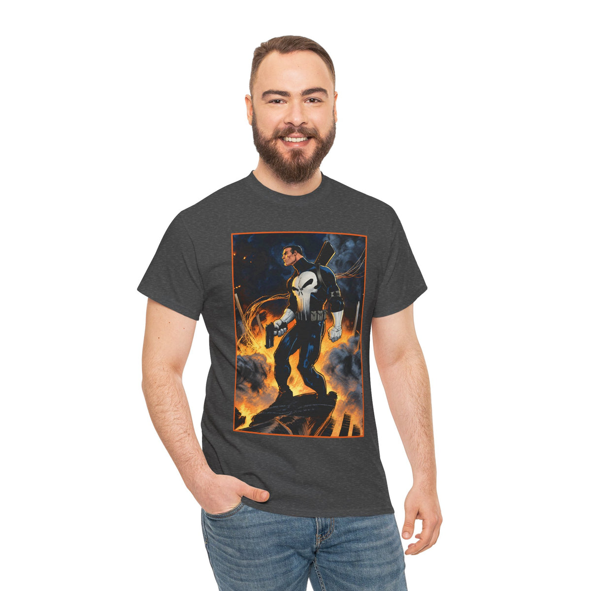 Punisher T-Shirt - Larry Stroman Art - Marvel Comics