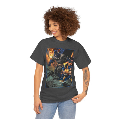 Batman & Wolverine T-Shirt - Jim Lee Art - DC Comics, Marvel Comics