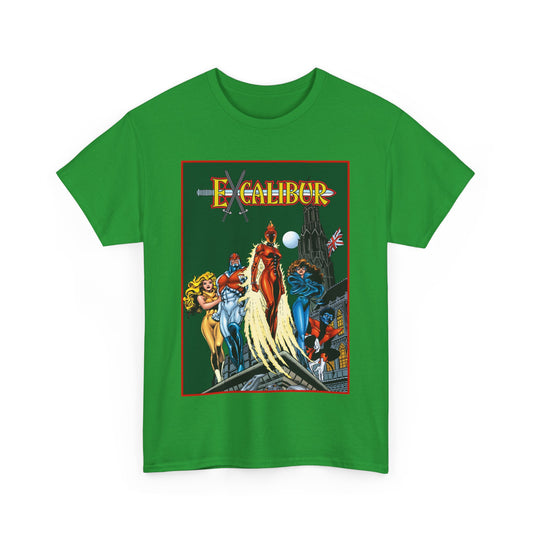 Excalibur T-Shirt - Amazing Alan Davis Art - Nightcrawler, Shadowcat, Captain Britain, Rachel Summers - Marvel Comics - X-Men Spin-Off - Mutants in the UK