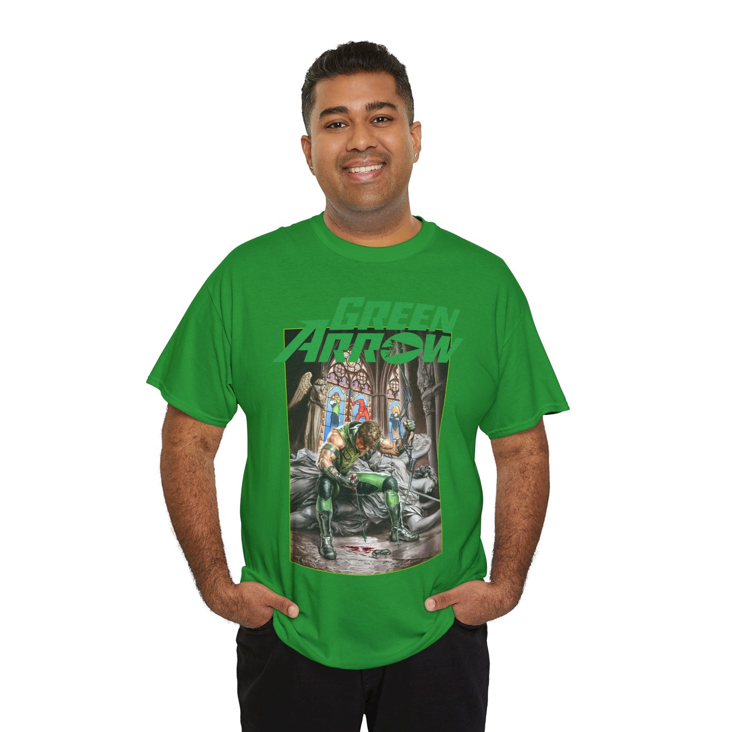 Green Arrow T-Shirt - Mauro Cascioli Art - DC Comics