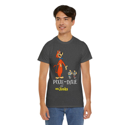 Pixie & Dixie & Mr Jinks T-Shirt - Classic Hanna-Barbera Saturday Morning Cartoon - I Hate Meeces to Pieces!
