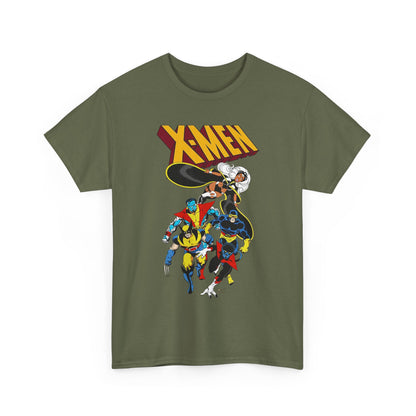 X-Men T-Shirt - John Byrne Art - Wolverine, Storm, Cyclops, Colossus, Nightcrawler - Marvel Comics Mutants