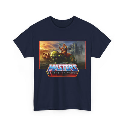 He-Man & Battle Cat T-Shirt- Masters of the Universe, MOTU - New 2026 Movie with Nicholas Galitzine