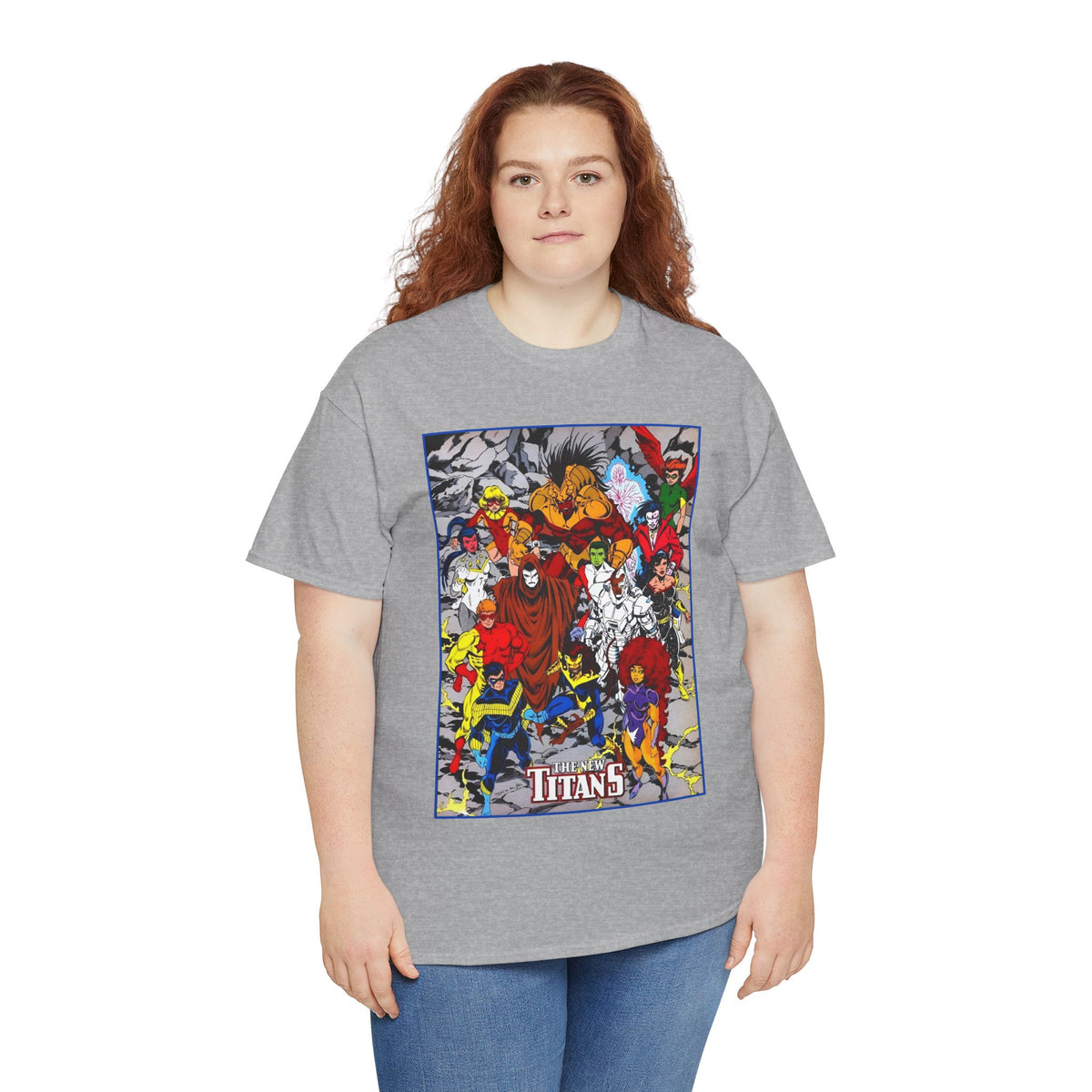 New Titans T-Shirt - Tom Grummett Art - Nightwing, Pantha, Phantasm, Wildebeest, Red Star, Troia - DC Comics