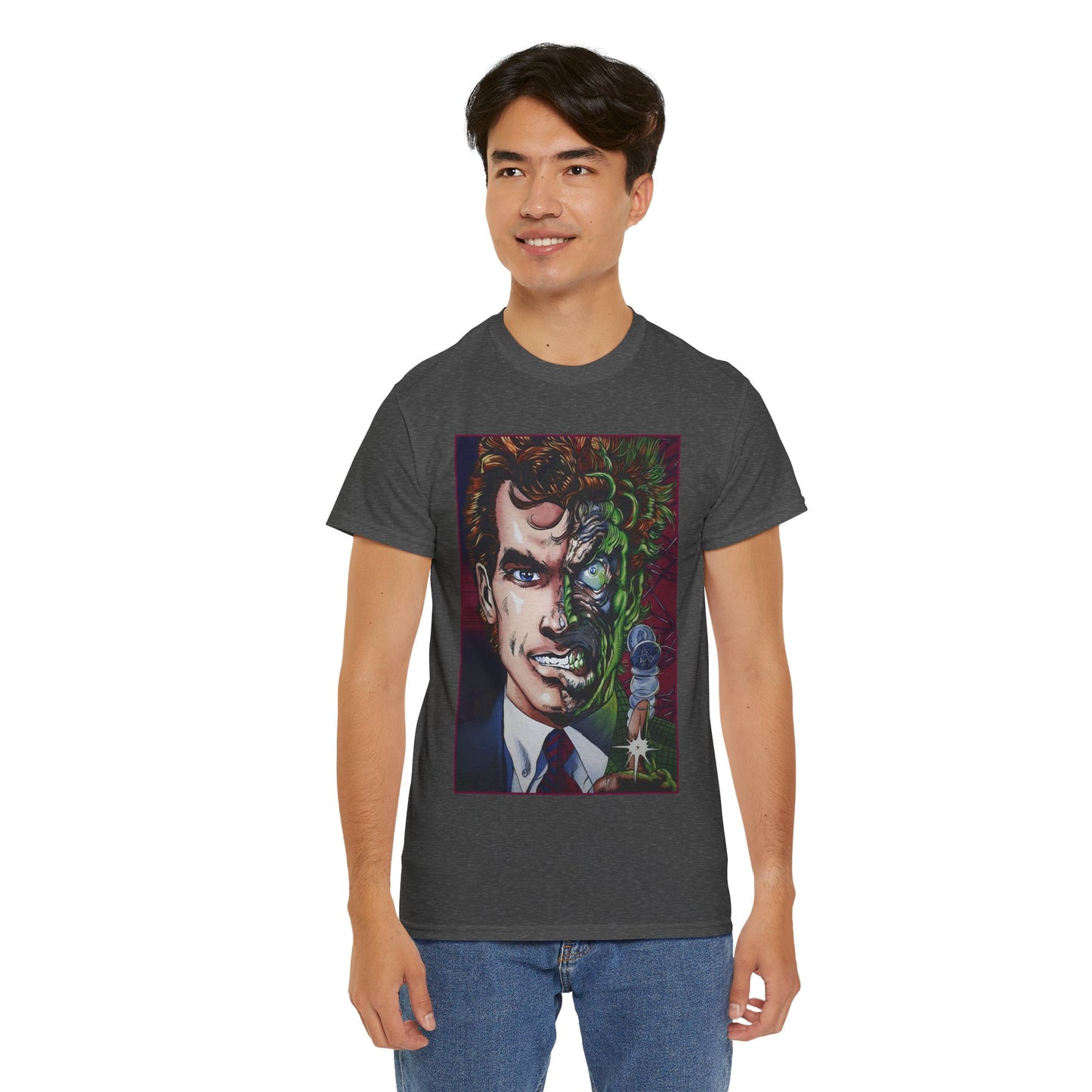 Two Face T-Shirt - Neal Adams Art - DC Comics