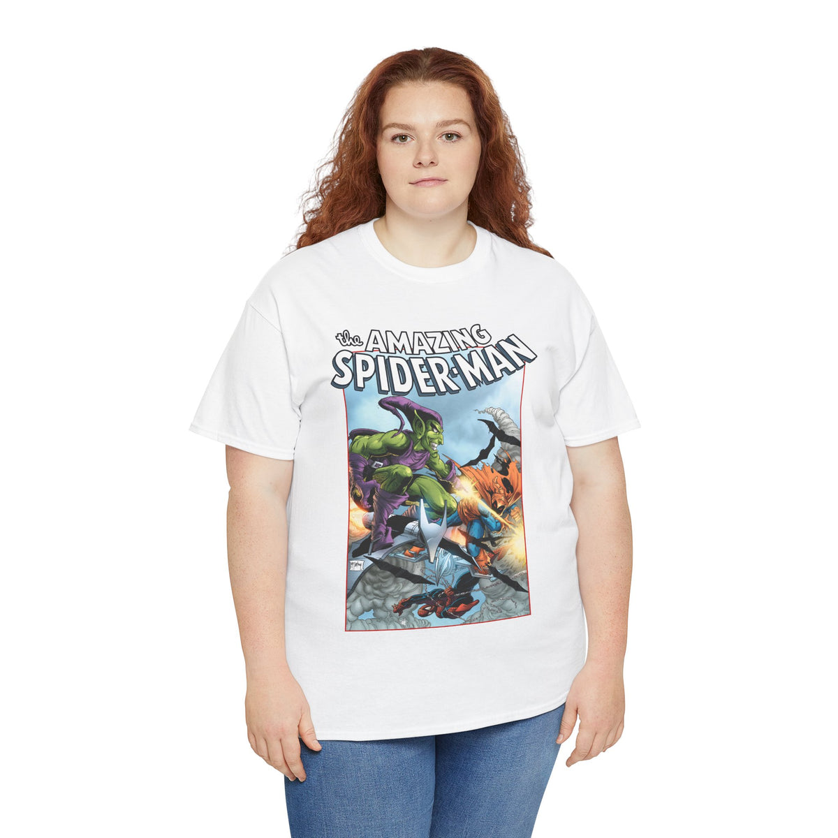Amazing Spider-Man T-Shirt - Todd McFarlane Art - Green Goblin Vs Hobgoblin - Marvel Comics