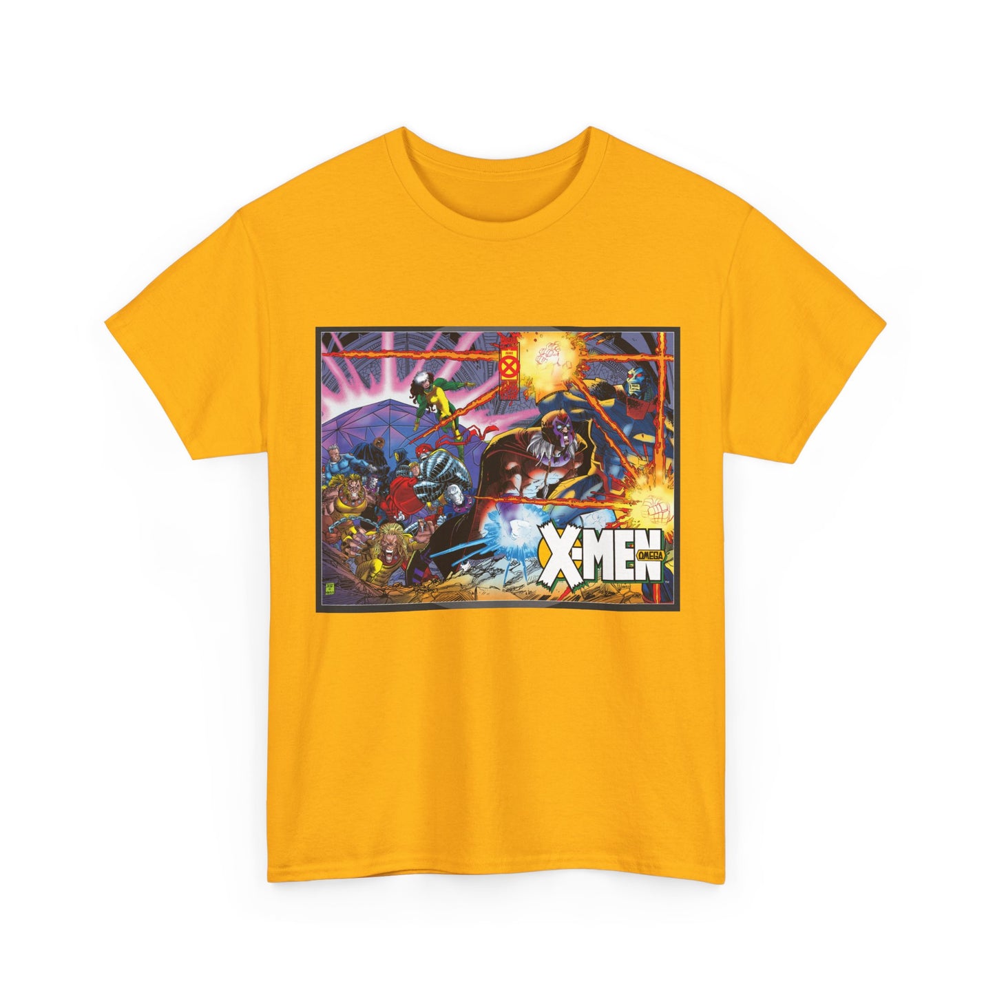 X-Men: Age of Apocalypse T-Shirt - John Romita Jr Art - Magneto, Rogue, Colossus, Quicksilver, Sabretooth, Quicksilver - Omega - Marvel Comics
