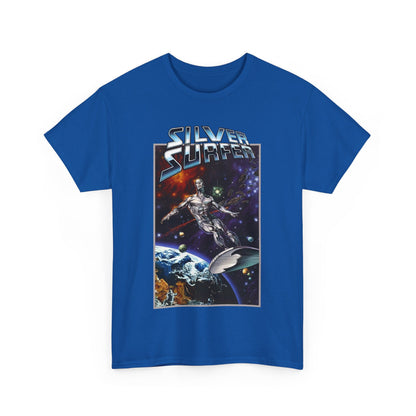 Silver Surfer T-Shirt - Amazing Joe Jusko Art - Marvel Comics Character - Former Herald of Galactus - Fantastic Four Connection - Norrin Radd