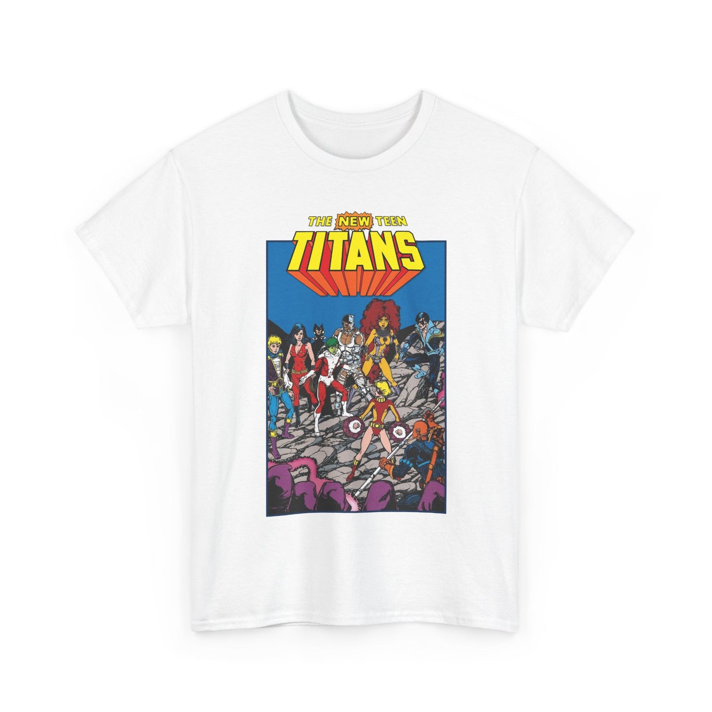 New Teen Titans T-Shirt - George Perez Art - Judas Contract - Tales of the Teen Titans Annual #3 Cover Art - DC Comics