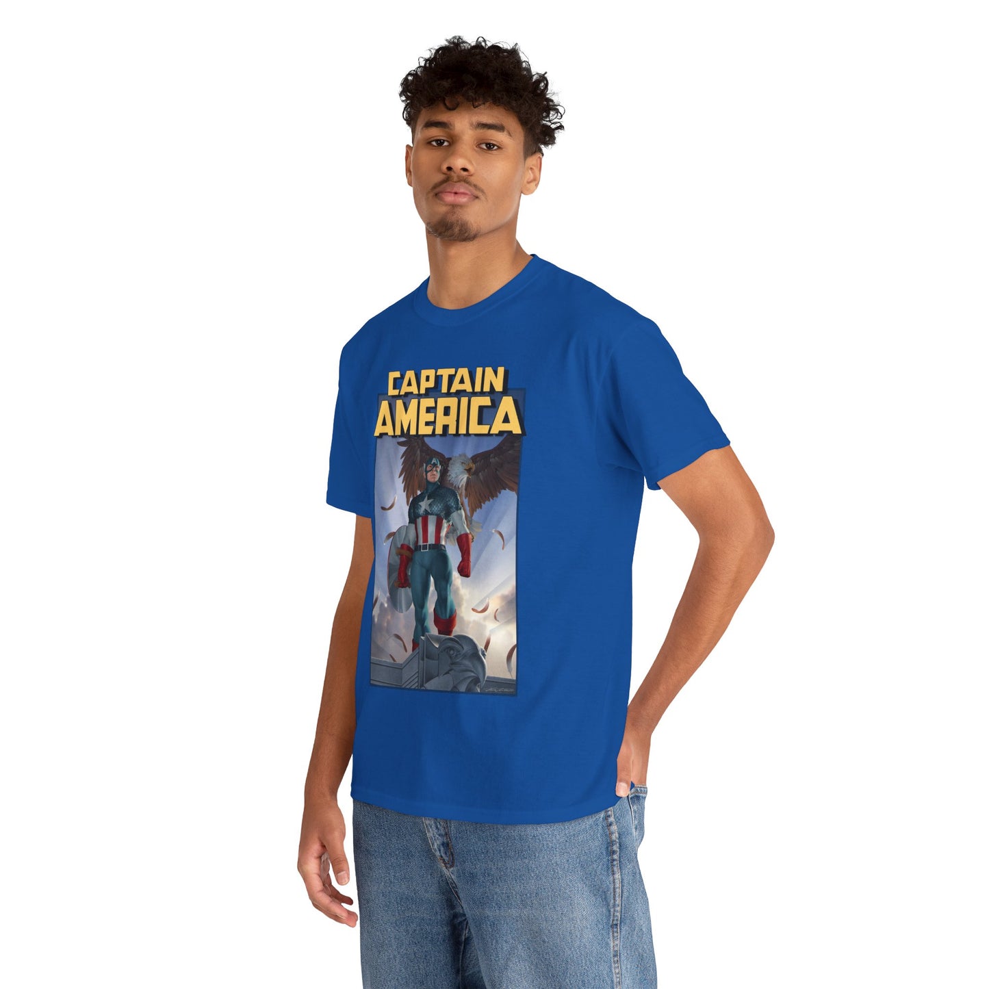Captain America T-Shirt - Junggeun Yoon Art - Avengers Member - Marvel Comics
