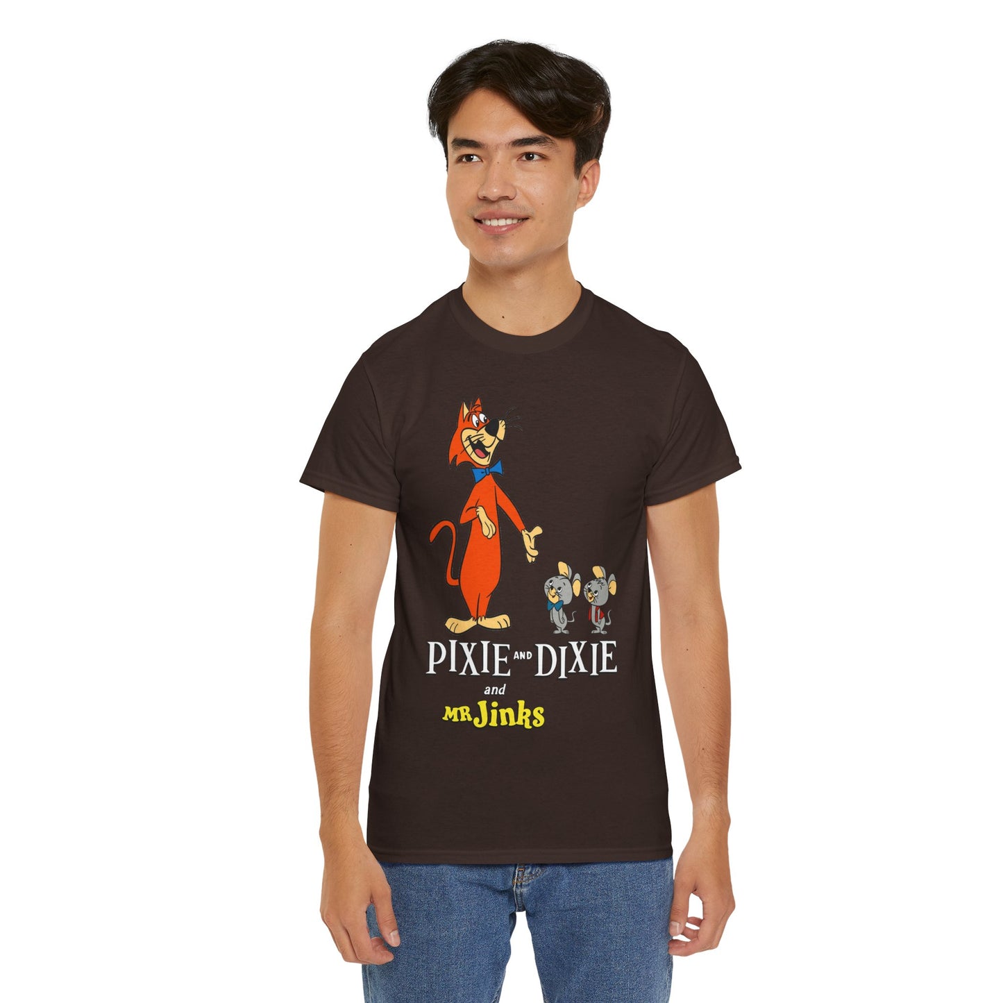 Pixie & Dixie & Mr Jinks T-Shirt - Classic Hanna-Barbera Saturday Morning Cartoon - I Hate Meeces to Pieces!