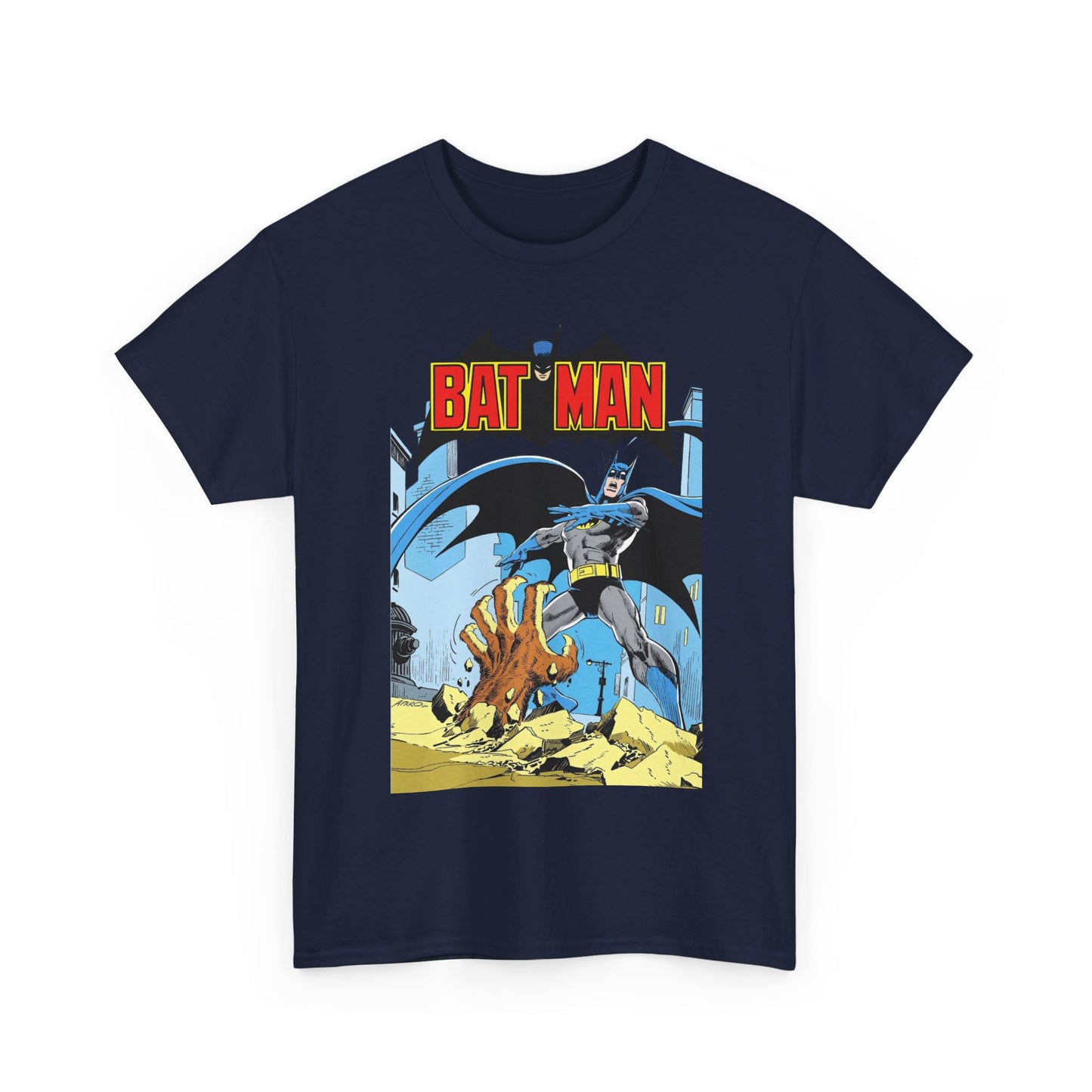 Batman T-Shirt - Jim Aparo Art - Bronze Age Art - Vs the Mole - DC Comics