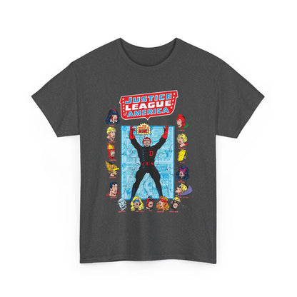 Justice League of America T-Shirt - George Perez Art - Justice Society, All-Star Squadron Team-Up DC Comics