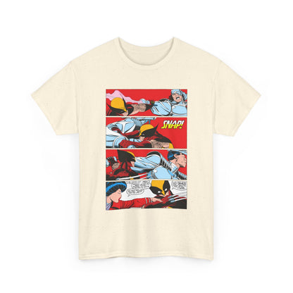 Wolverine Vs Silver Samurai Fight Page 3 T-Shirt - Uncanny X-Men #173 - Marvel Comics