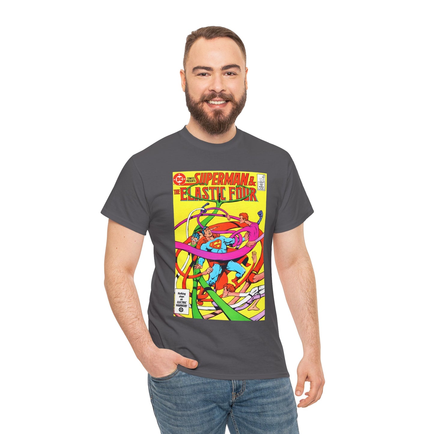 DC Comics Presents #93 T-Shirt - Superman, Plastic Man, Elongated Man, Jimmy Olsen - DC Comics