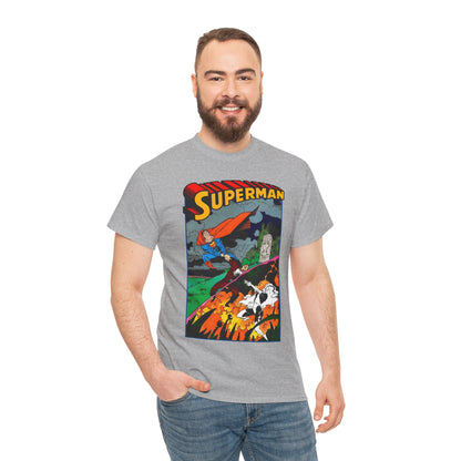 Superman T-Shirt - Mike Mignola Art - Vs Silver Banshee - DC Comics
