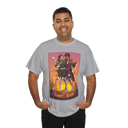 Gambit & Rogue T-Shirt - Mike Choi Art - Popular X-Men Members - Marvel Comics