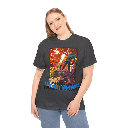 Nightwing & Spoiler T-Shirt - Jonboy Meyers Art - Gotham City & Bludhaven - DC Comics