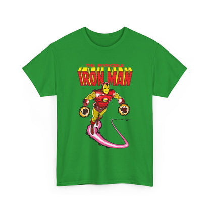 Iron Man T-Shirt - George Perez Art - Tony Stark in his Armor - Avengers Member - MCU - Marvel Comics